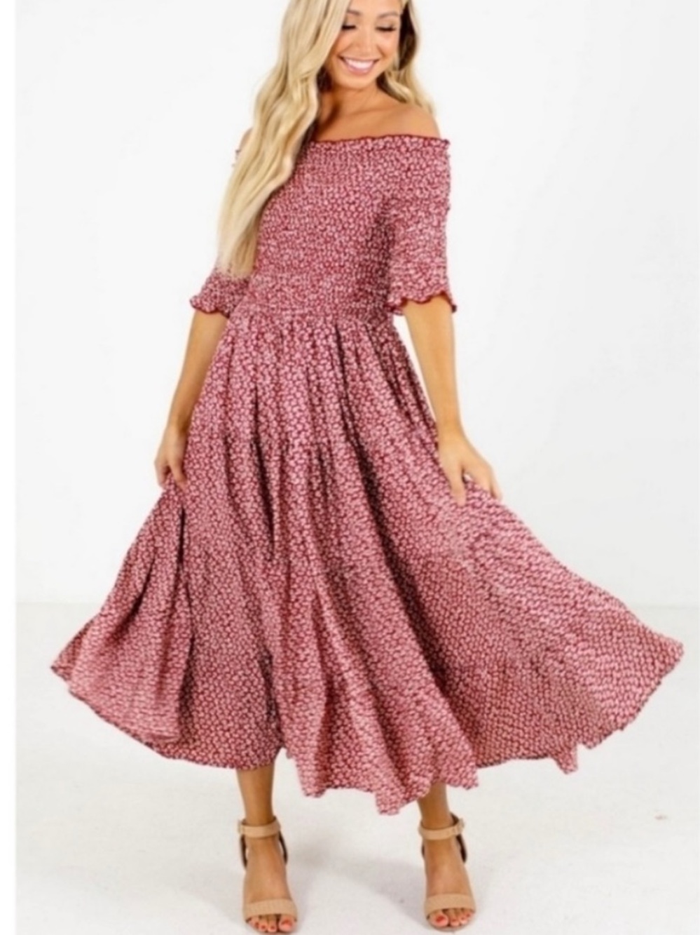 Orange Creek smocked dress